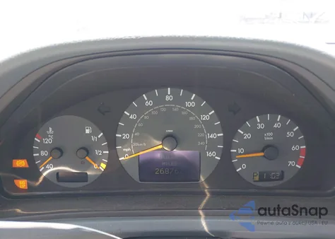 2002 Mercedes-Benz Clk 430 из США, поврежденный, VIN WDBLK70G52T112287